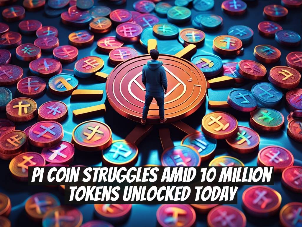Pi Coin Struggles Amid 10 Million Tokens Unlocked Today