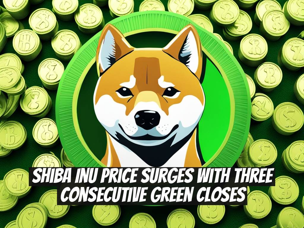 Shiba Inu Price Surges with Three Consecutive Green Closes