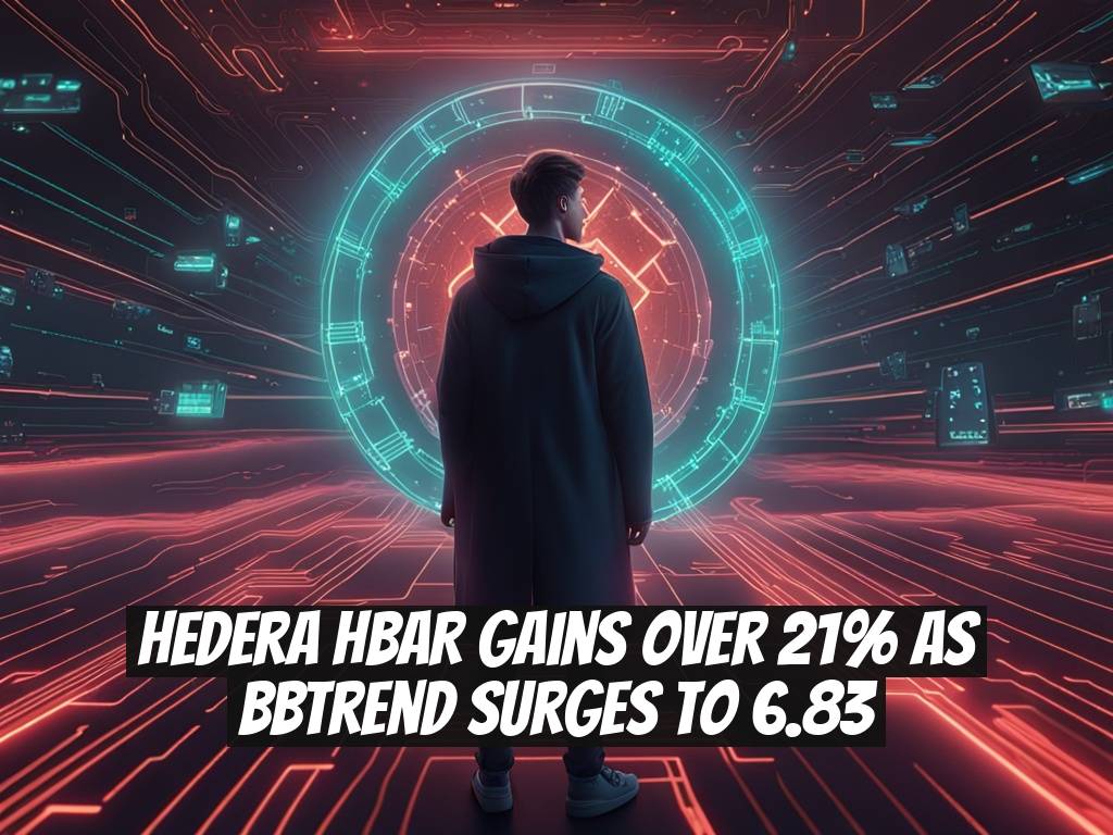 Hedera HBAR Gains Over 21% as BBTrend Surges to 6.83