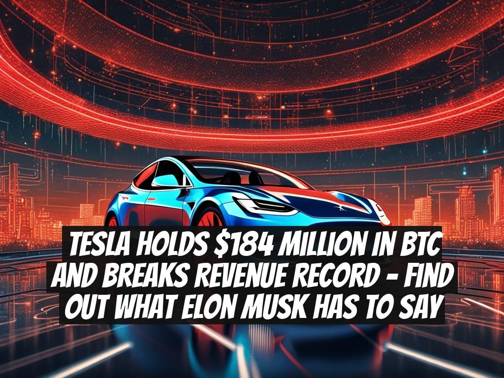Tesla Holds $184 Million in BTC and Breaks Revenue Record - Find Out What Elon Musk Has to Say