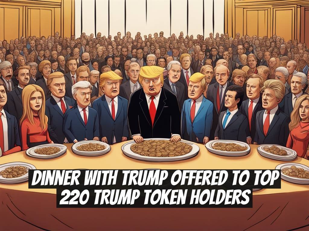 Dinner with Trump Offered to Top 220 TRUMP Token Holders