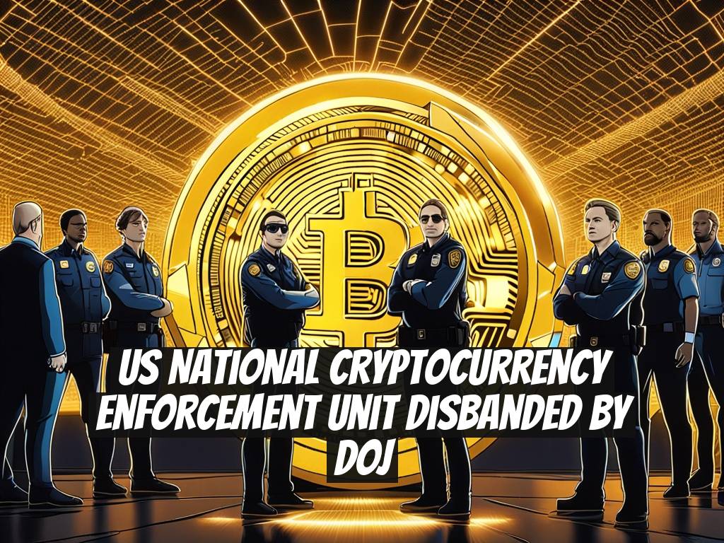 US National Cryptocurrency Enforcement Unit Disbanded by DOJ