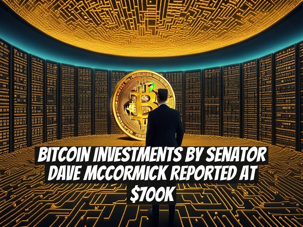 Bitcoin Investments by Senator Dave McCormick Reported at $700K