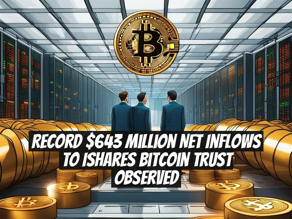 Record $643 Million Net Inflows to iShares Bitcoin Trust Observed
