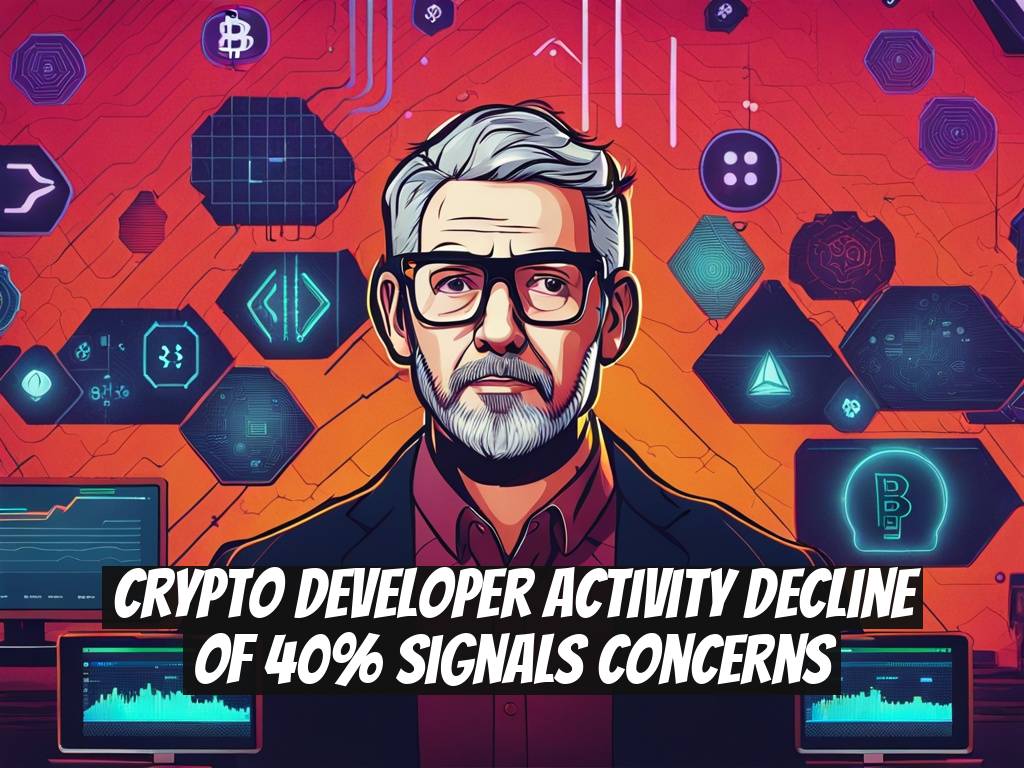 Crypto Developer Activity Decline of 40% Signals Concerns
