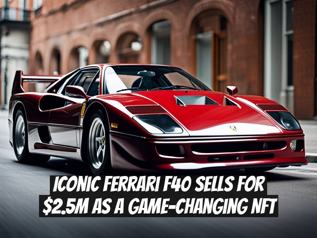 Iconic Ferrari F40 Sells for $2.5M as a Game-Changing NFT