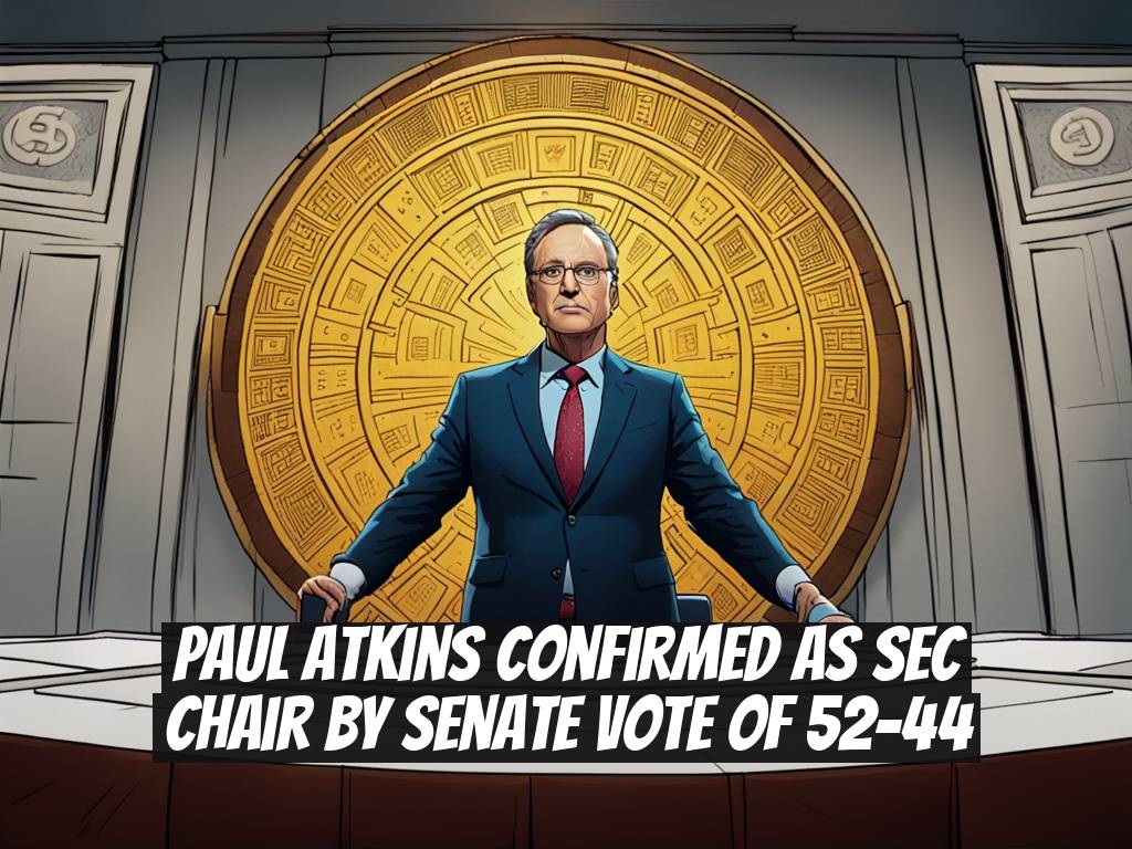 Paul Atkins Confirmed as SEC Chair by Senate Vote of 52-44