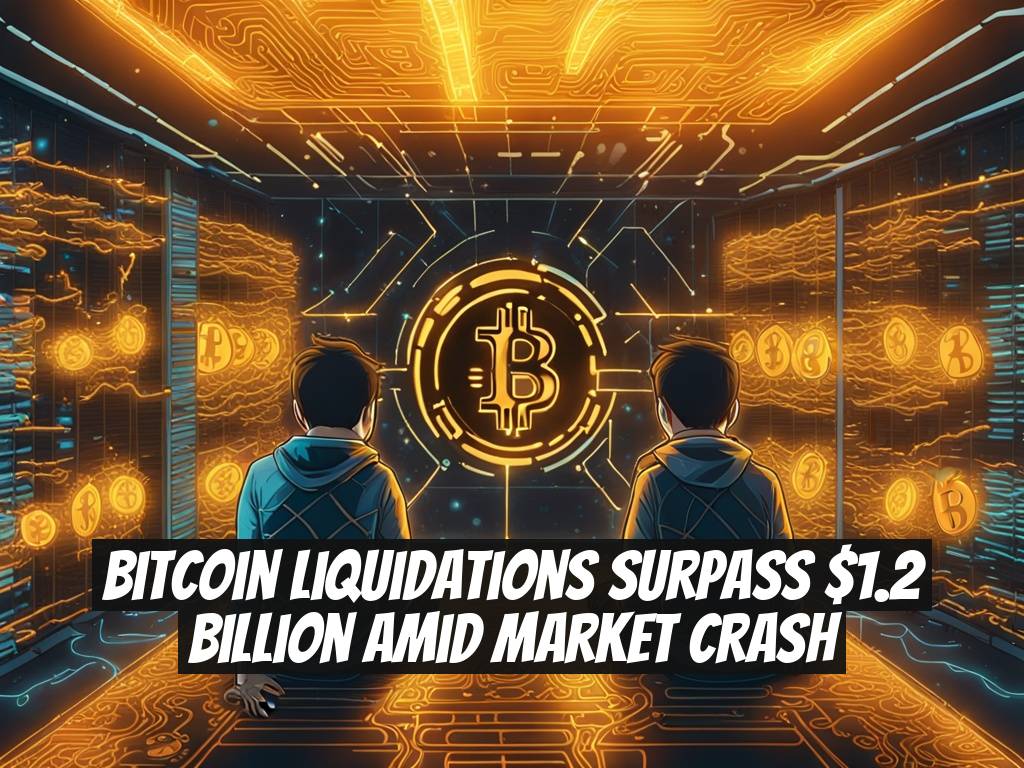 Bitcoin Liquidations Surpass $1.2 Billion Amid Market Crash