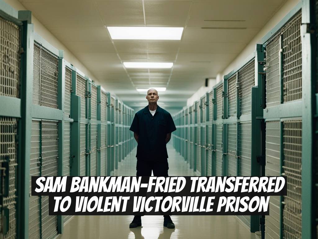 Sam Bankman-Fried Transferred to Violent Victorville Prison