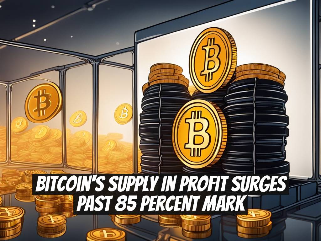 Bitcoin's Supply in Profit Surges Past 85 Percent Mark