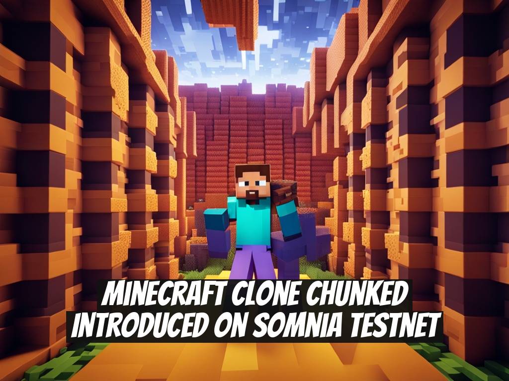 Minecraft Clone Chunked Introduced on Somnia Testnet