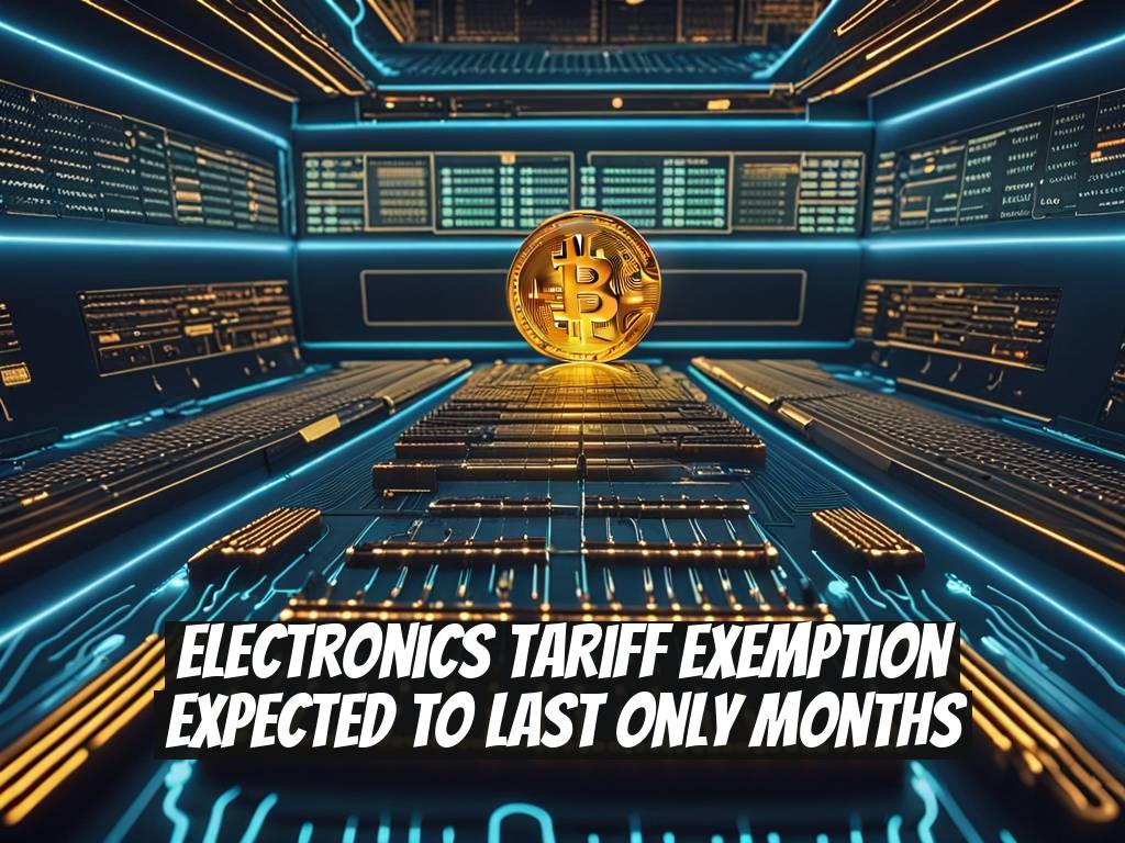 Electronics Tariff Exemption Expected to Last Only Months