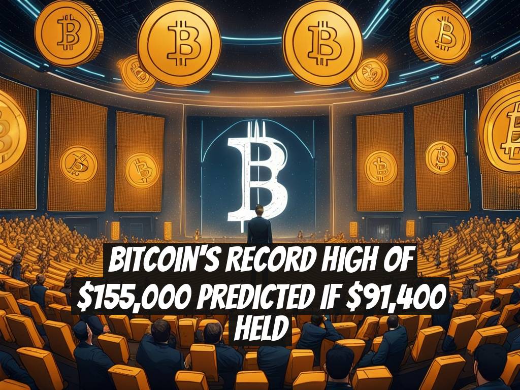 Bitcoin's Record High of $155,000 Predicted if $91,400 Held