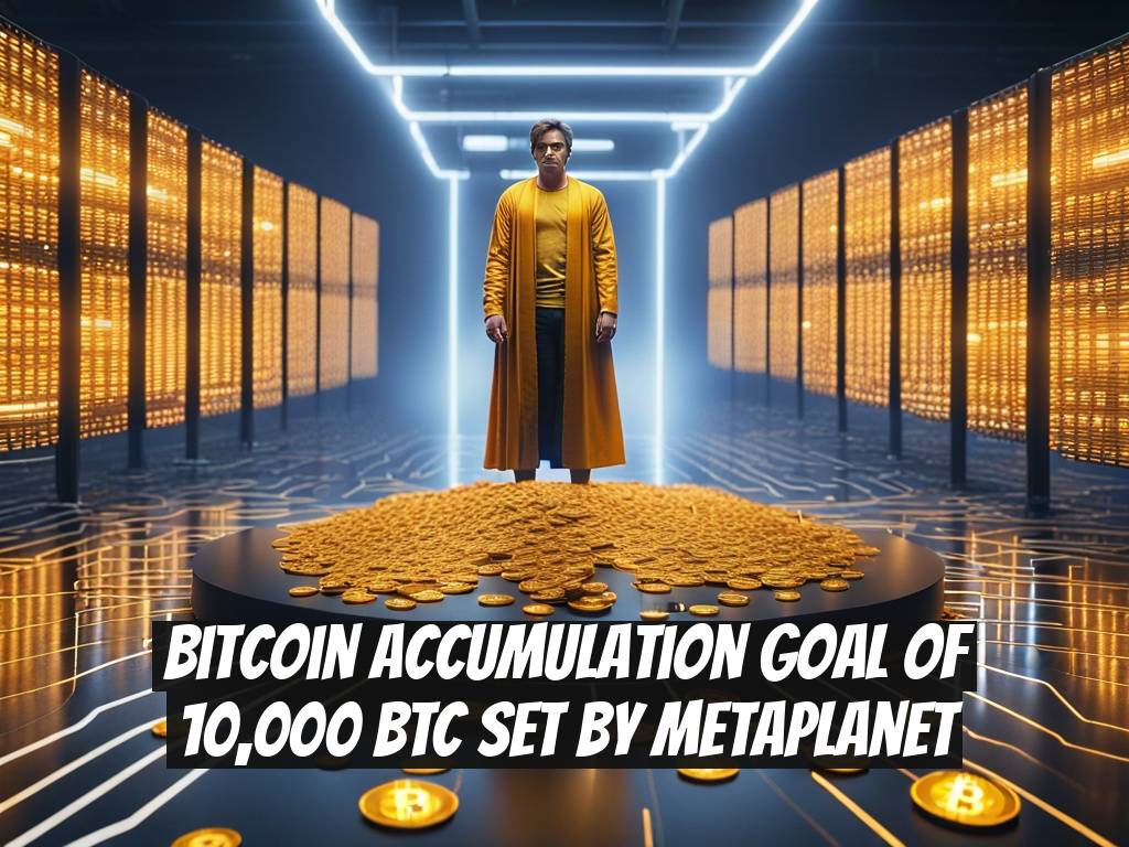 Bitcoin Accumulation Goal of 10,000 BTC Set by Metaplanet