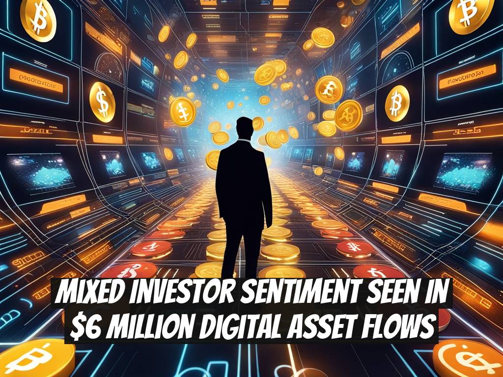 Mixed Investor Sentiment Seen in $6 Million Digital Asset Flows
