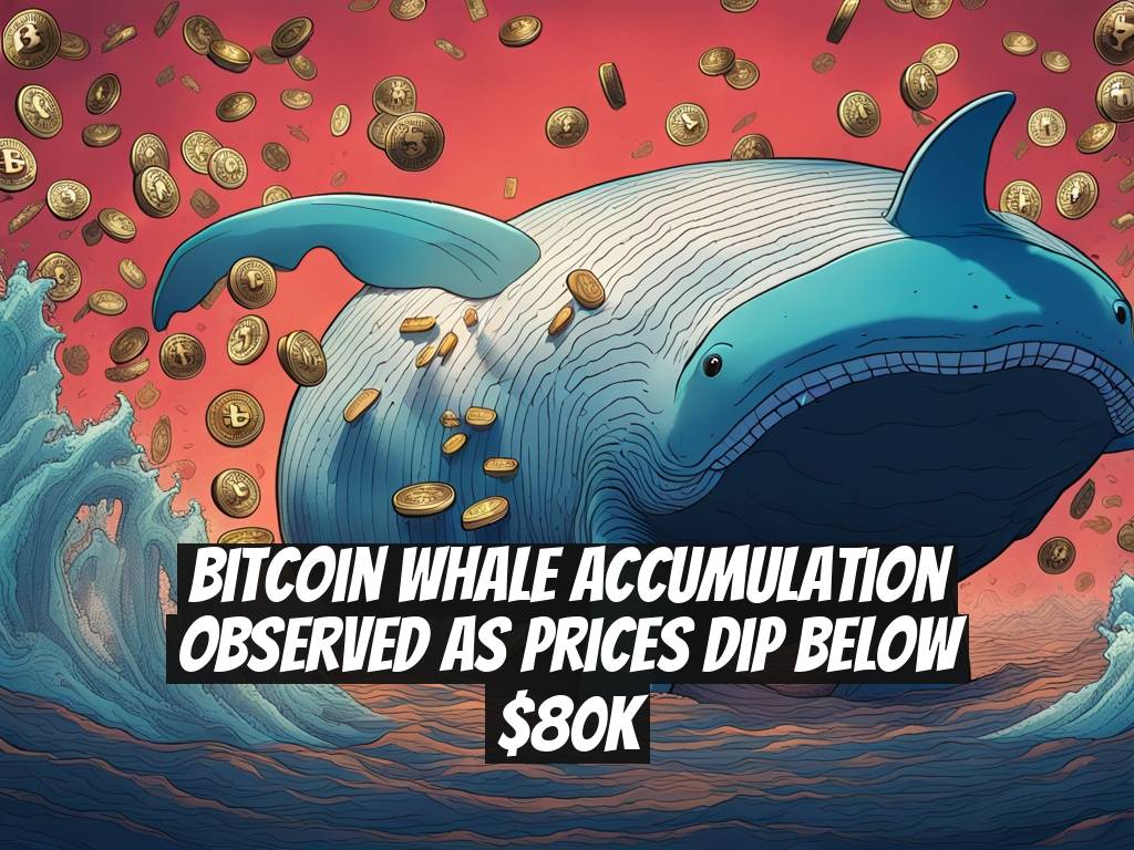 Bitcoin Whale Accumulation Observed as Prices Dip Below $80K
