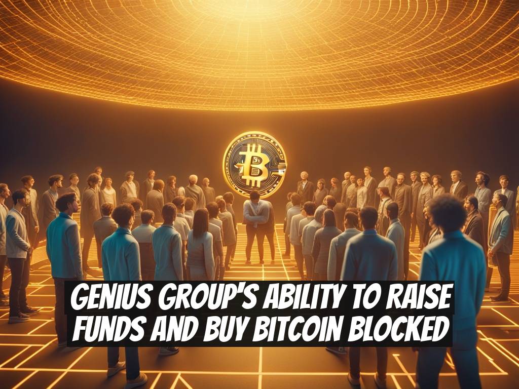 Genius Group's Ability to Raise Funds and Buy Bitcoin Blocked