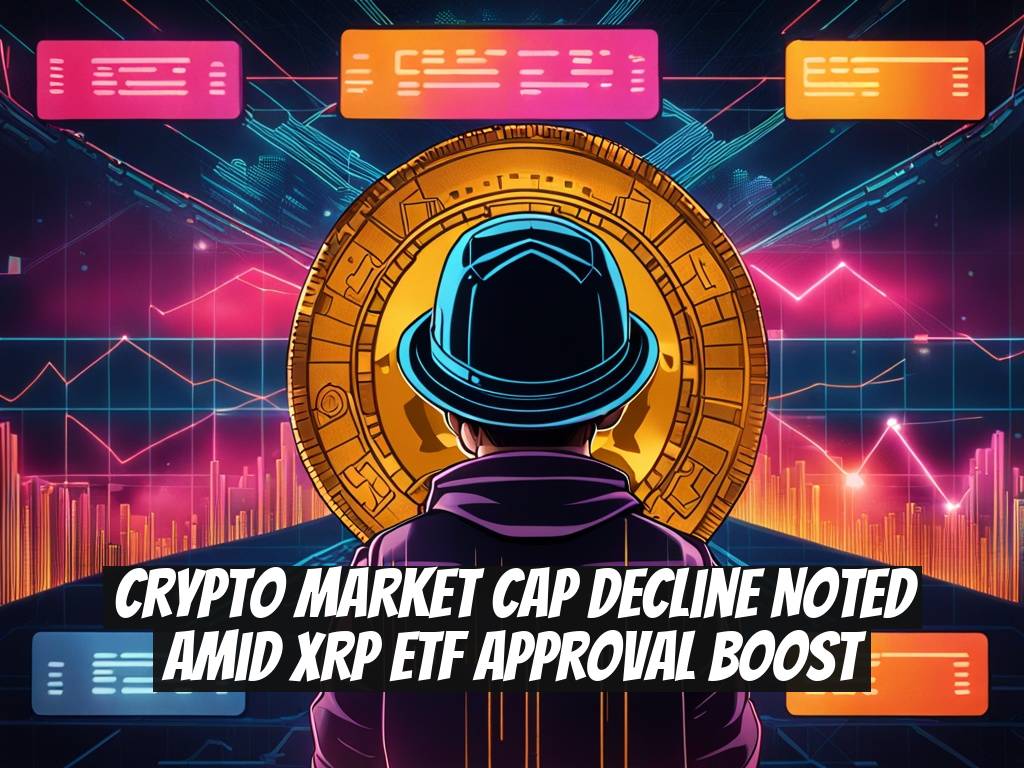 Crypto Market Cap Decline Noted Amid XRP ETF Approval Boost