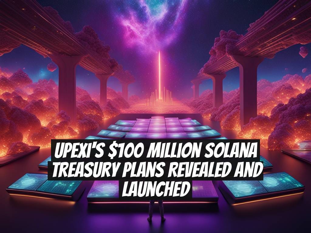 Upexi's $100 Million Solana Treasury Plans Revealed and Launched