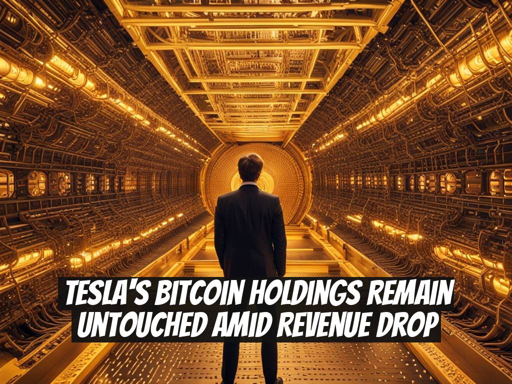 Tesla's Bitcoin Holdings Remain Untouched Amid Revenue Drop