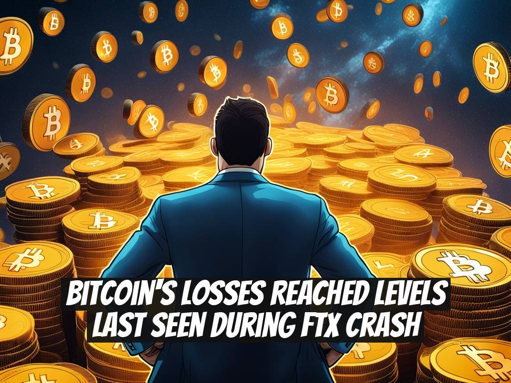 Bitcoin's Losses Reached Levels Last Seen During FTX Crash