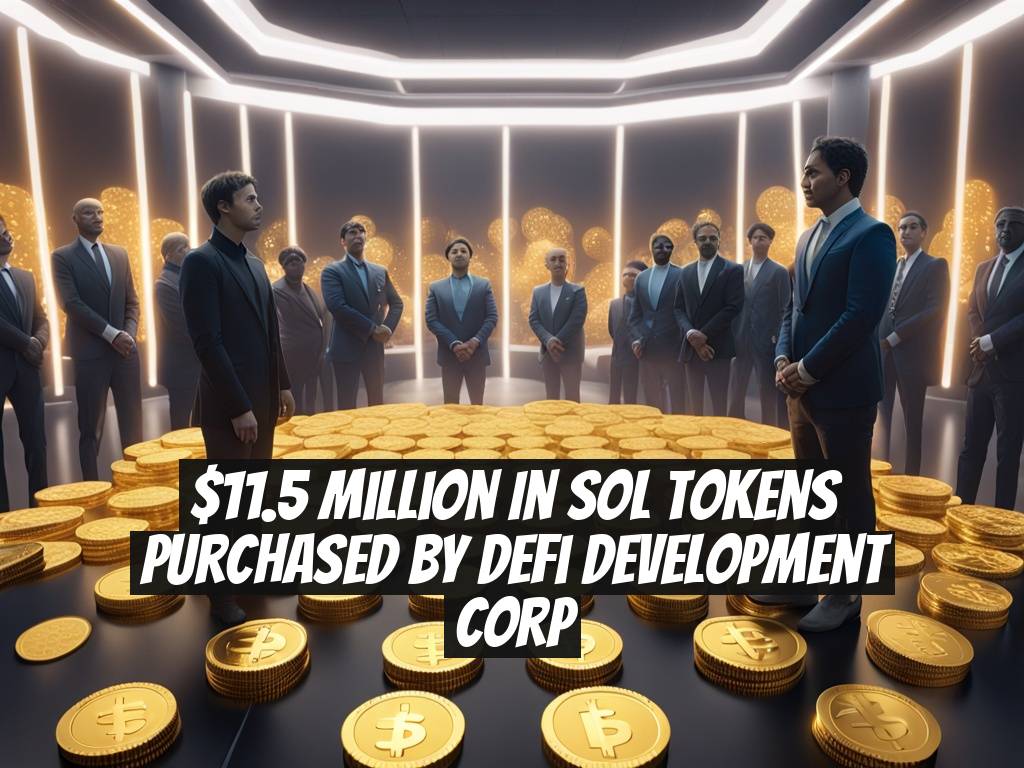 $11.5 Million in SOL Tokens Purchased by DeFi Development Corp