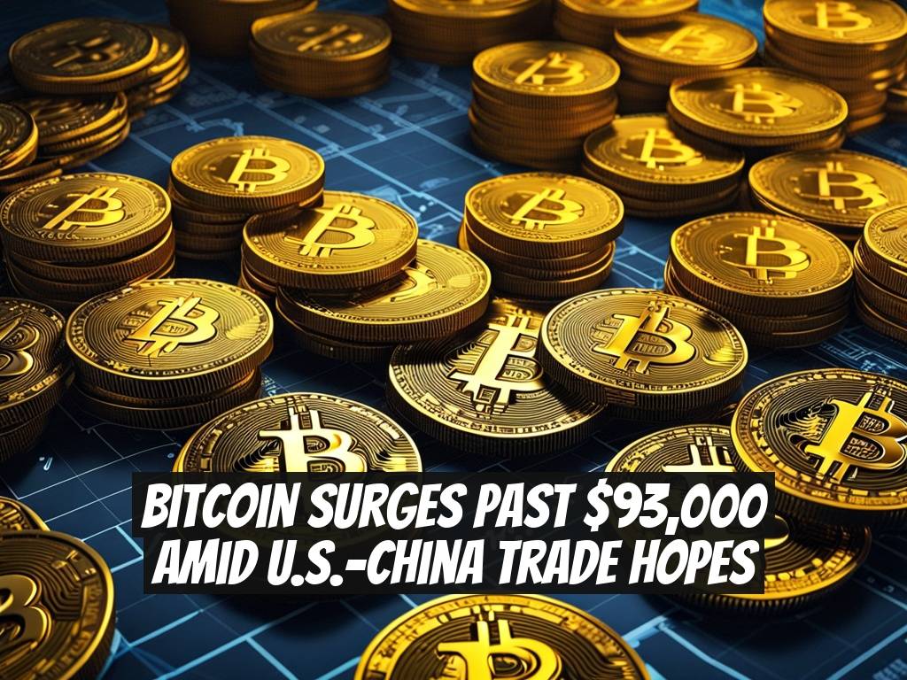 Bitcoin Surges Past $93,000 Amid U.S.-China Trade Hopes