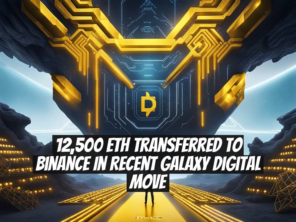 12,500 ETH Transferred to Binance in Recent Galaxy Digital Move