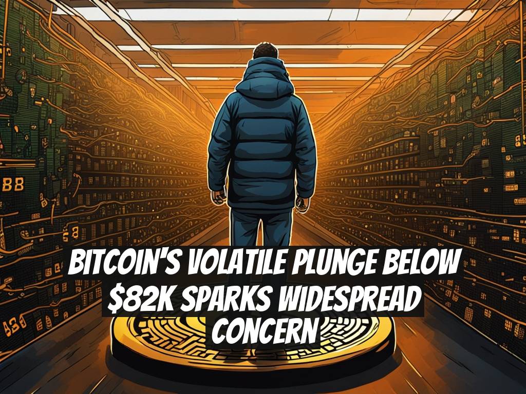 Bitcoin's Volatile Plunge Below $82K Sparks Widespread Concern