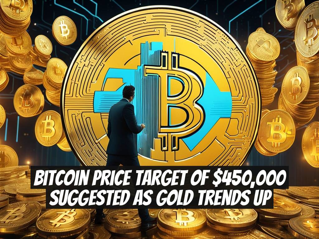 Bitcoin Price Target of $450,000 Suggested as Gold Trends Up