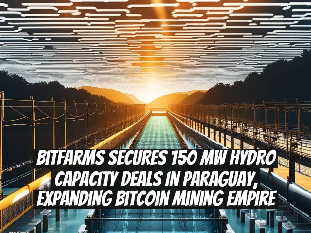 Bitfarms Secures 150 MW Hydro Capacity Deals in Paraguay, Expanding Bitcoin Mining Empire