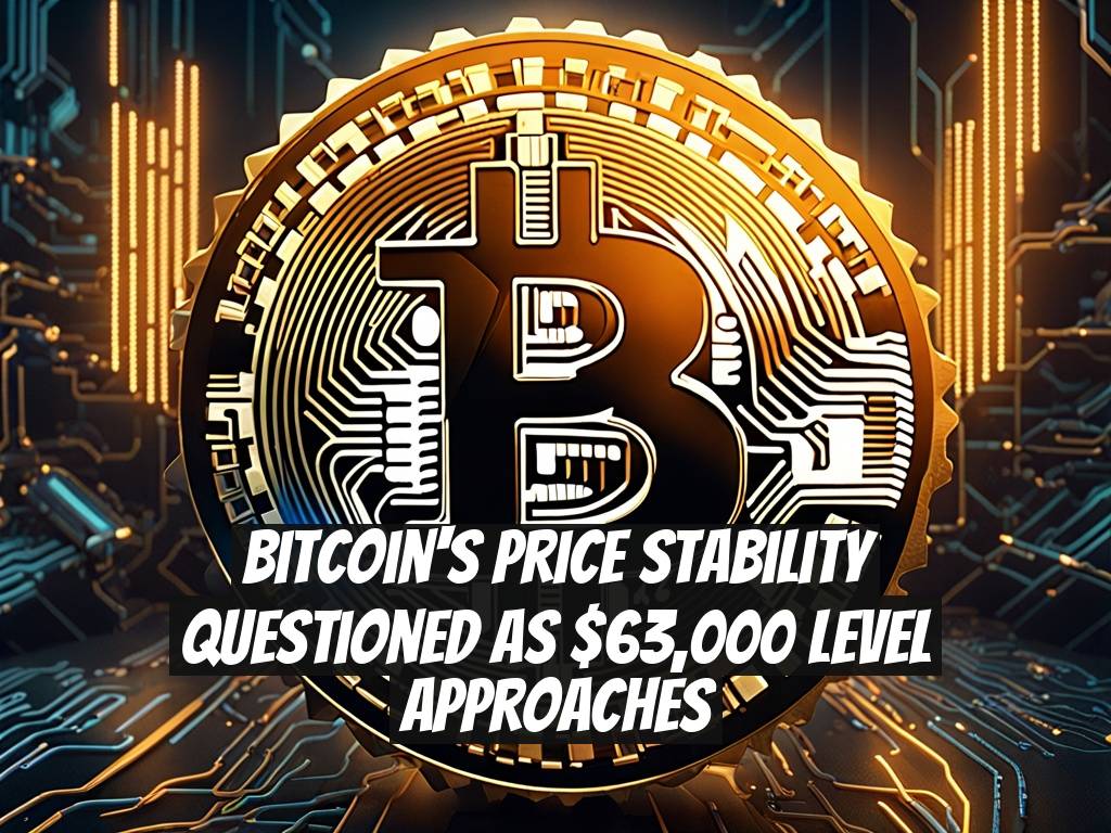 Bitcoin's Price Stability Questioned as $63,000 Level Approaches