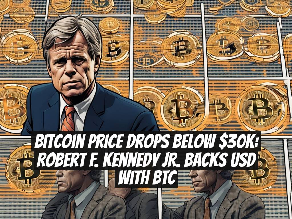 Bitcoin Price Drops Below $30k: Robert F. Kennedy Jr. Backs USD with BTC