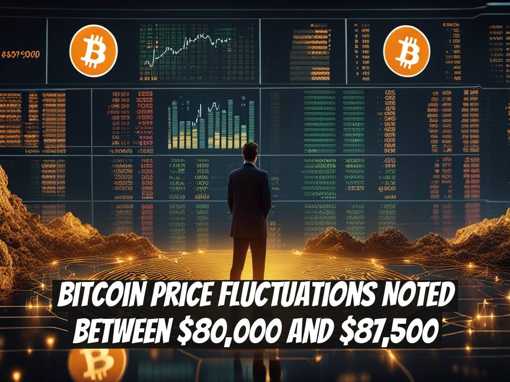 Bitcoin Price Fluctuations Noted Between $80,000 and $87,500