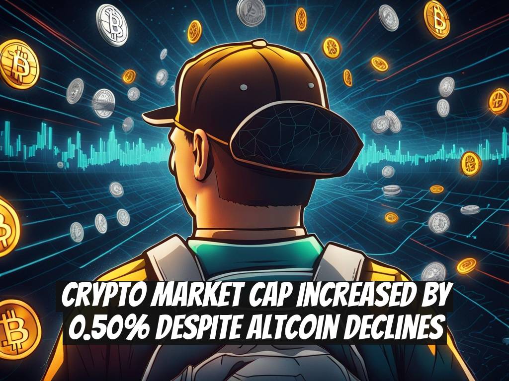 Crypto Market Cap Increased by 0.50% Despite Altcoin Declines