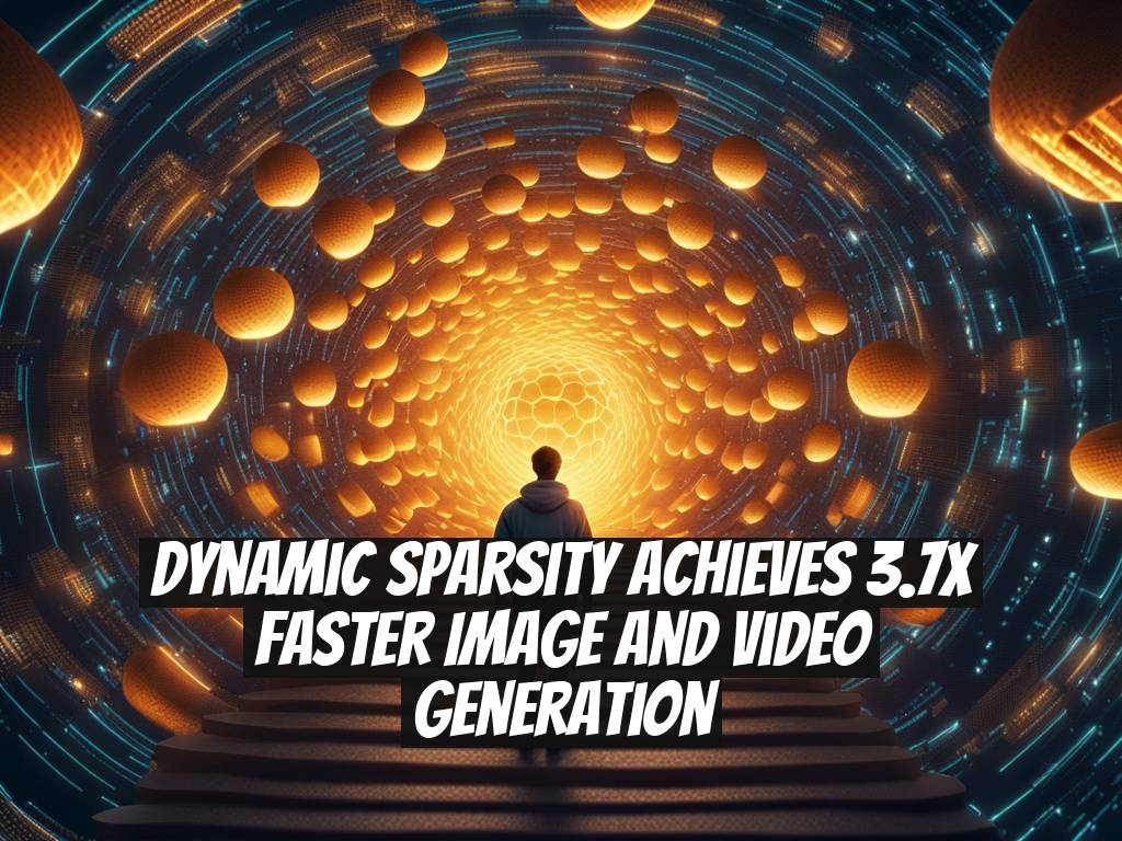 Dynamic Sparsity Achieves 3.7x Faster Image and Video Generation