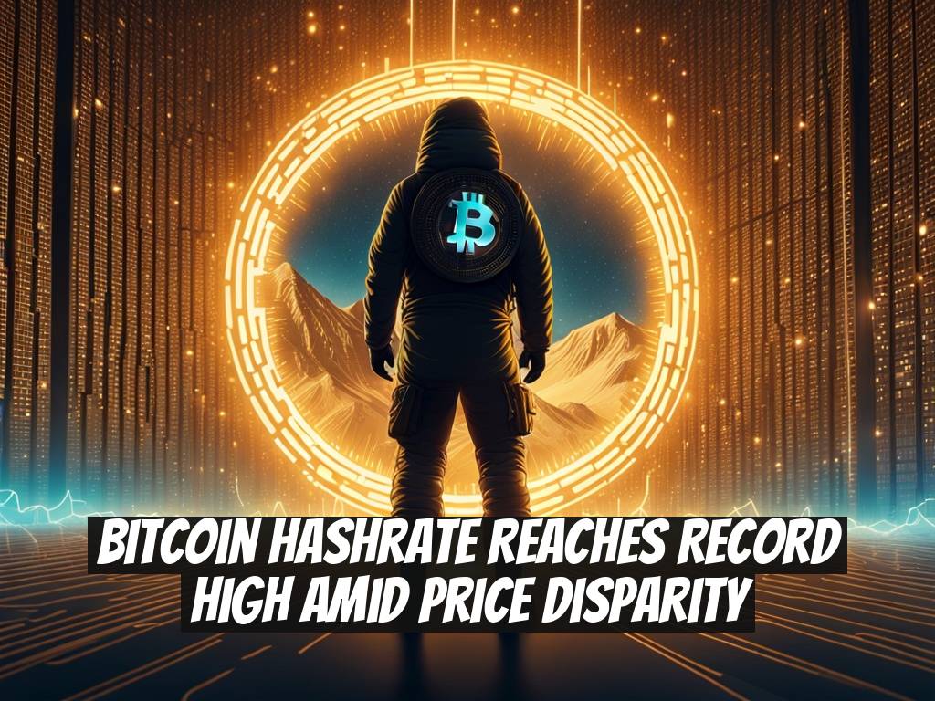 Bitcoin Hashrate Reaches Record High Amid Price Disparity