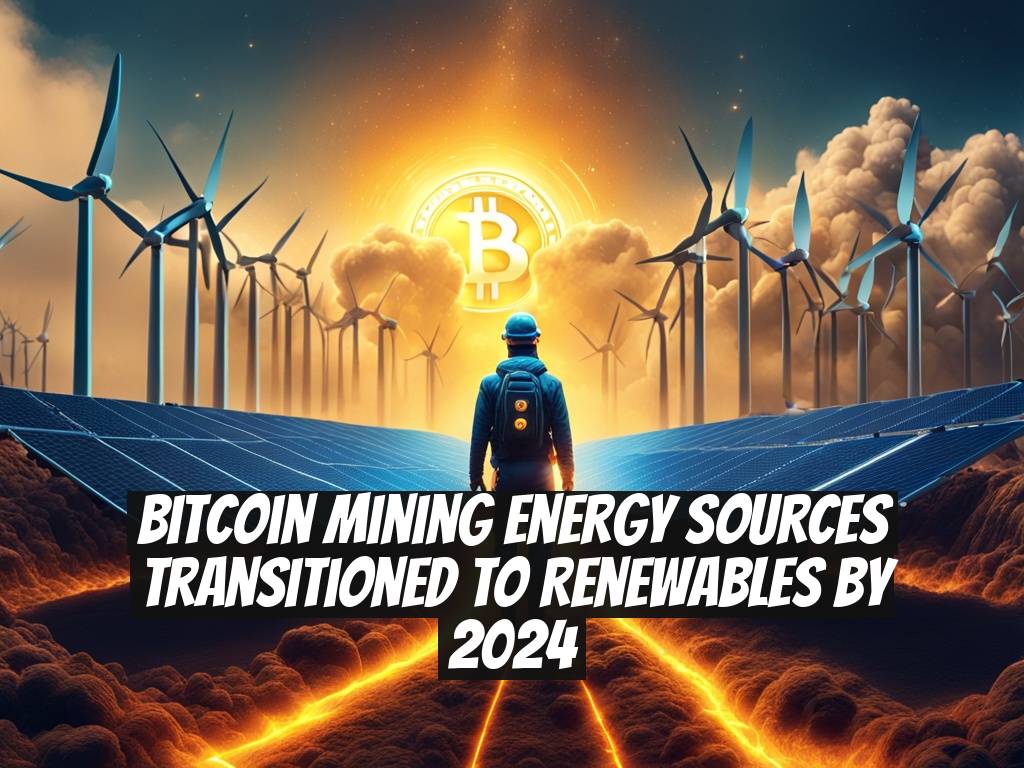 Bitcoin Mining Energy Sources Transitioned to Renewables by 2024