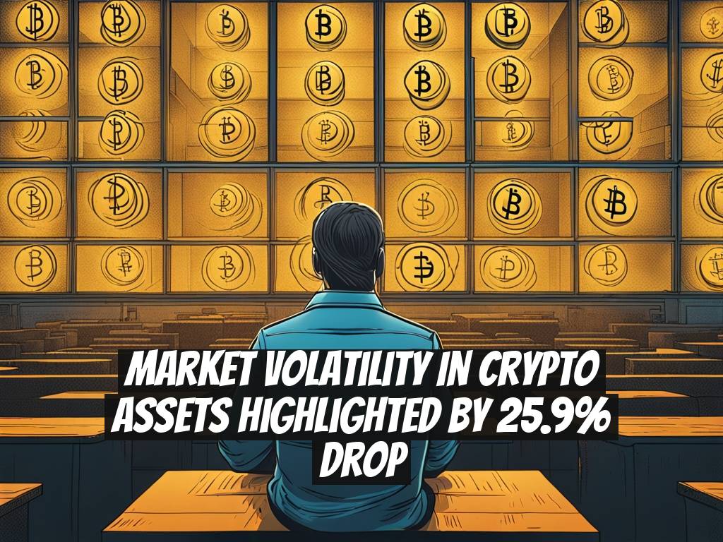 Market Volatility in Crypto Assets Highlighted by 25.9% Drop
