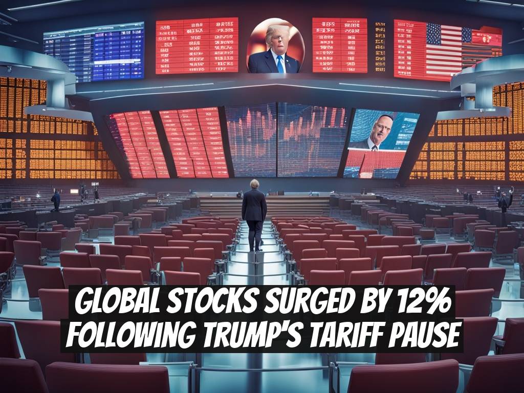 Global Stocks Surged by 12% Following Trump's Tariff Pause