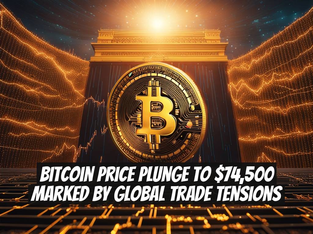 Bitcoin Price Plunge to $74,500 Marked by Global Trade Tensions