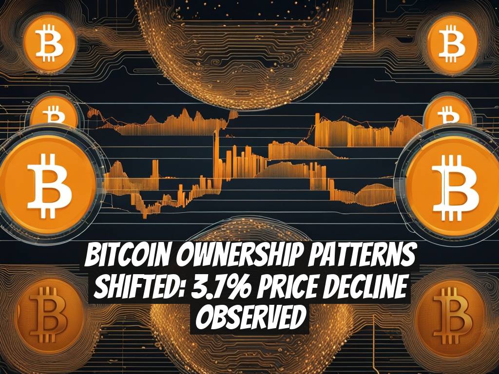 Bitcoin Ownership Patterns Shifted: 3.7% Price Decline Observed