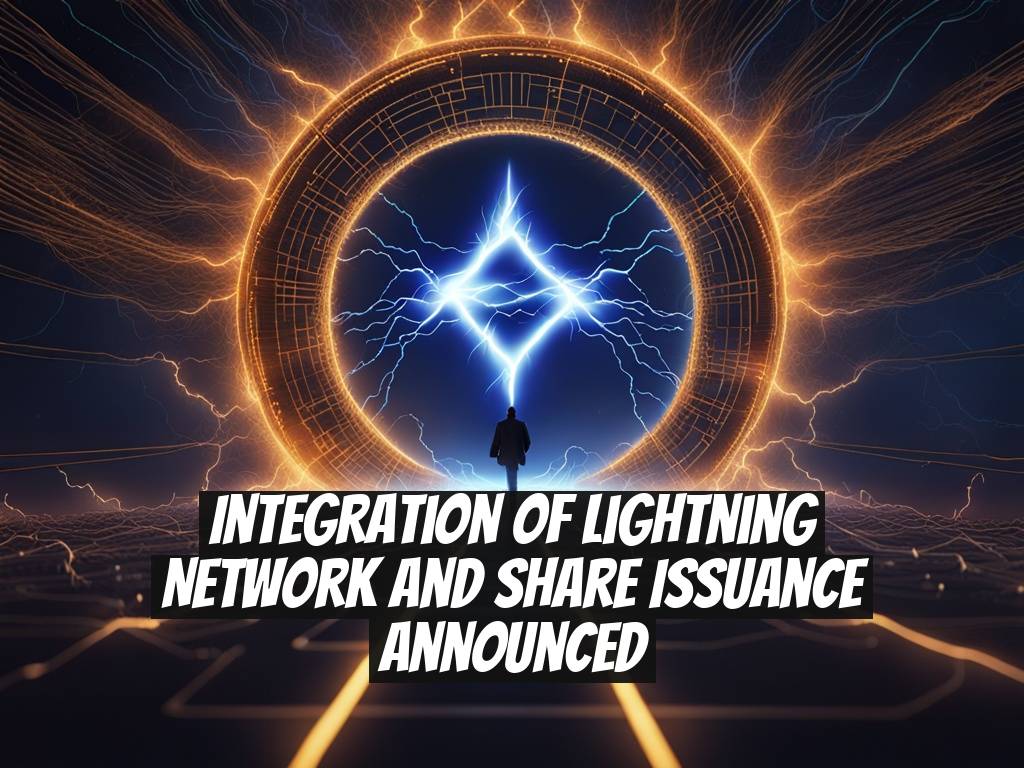 Integration of Lightning Network and Share Issuance Announced