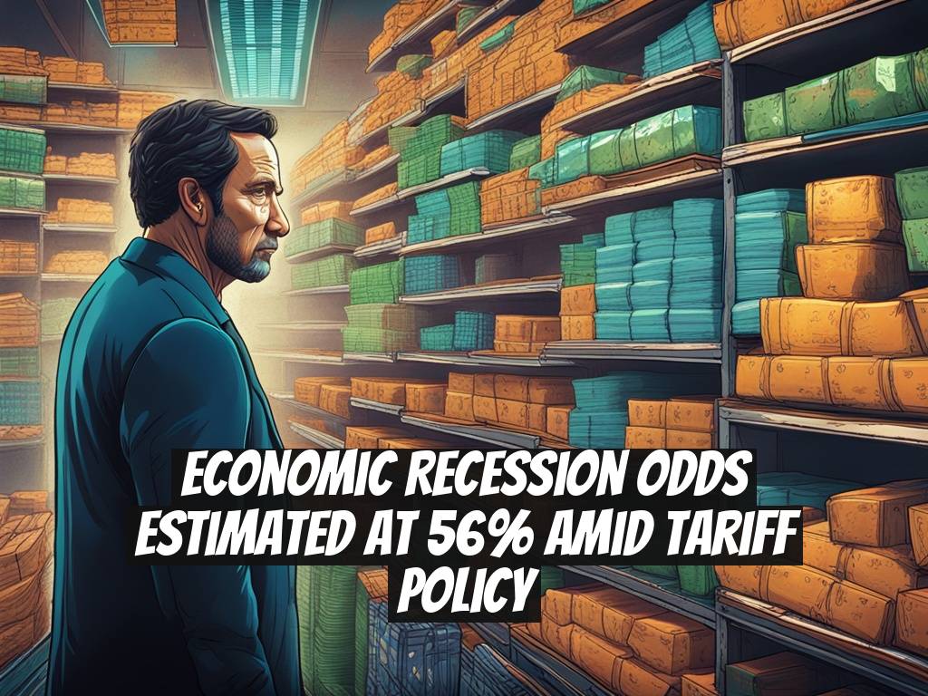 Economic Recession Odds Estimated at 56% Amid Tariff Policy
