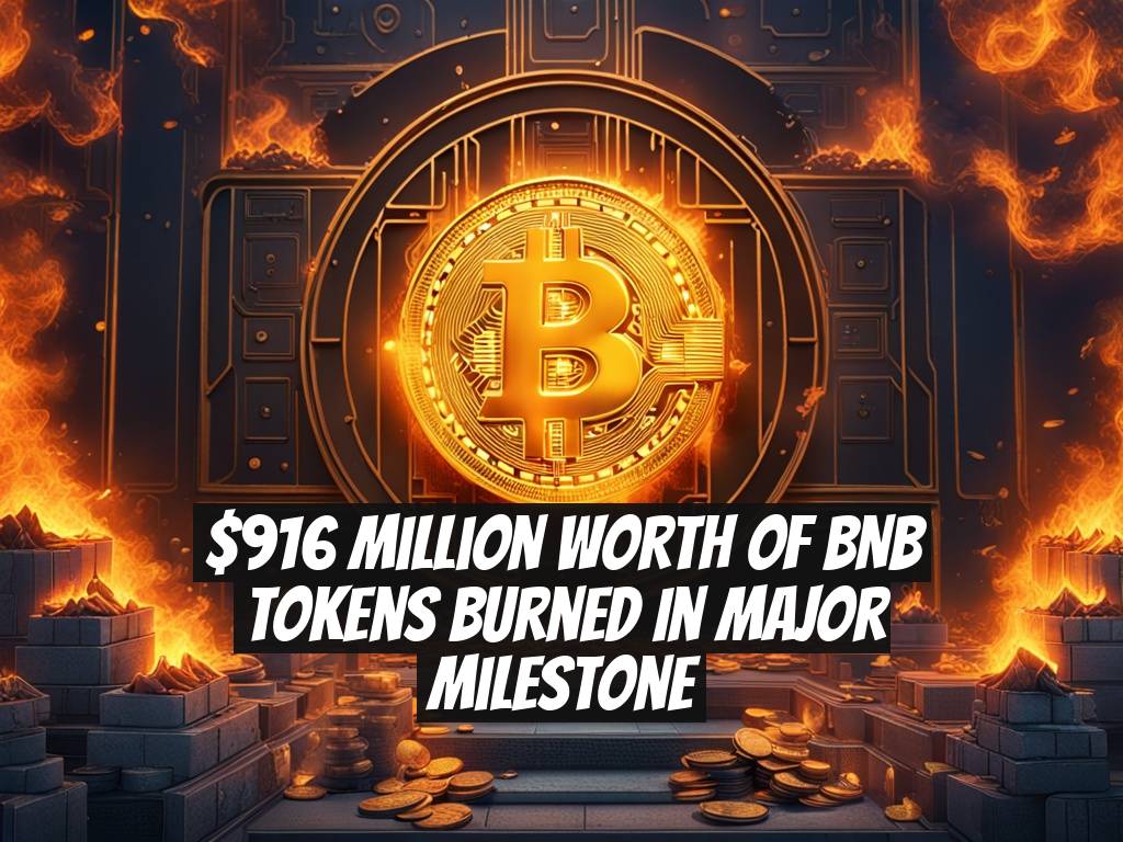 $916 Million Worth of BNB Tokens Burned in Major Milestone
