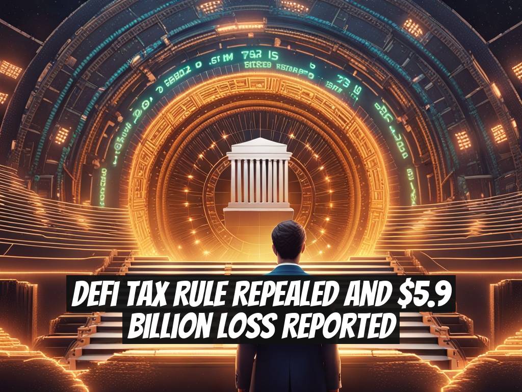 DeFi Tax Rule Repealed and $5.9 Billion Loss Reported