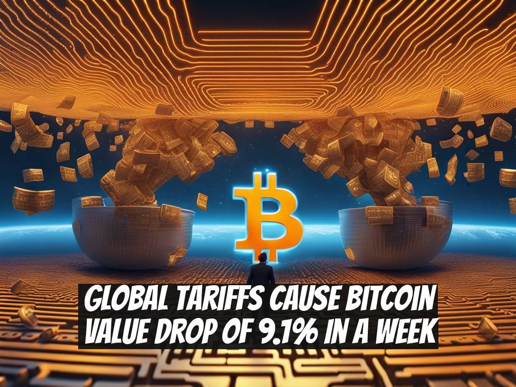 Global Tariffs Cause Bitcoin Value Drop of 9.1% in a Week