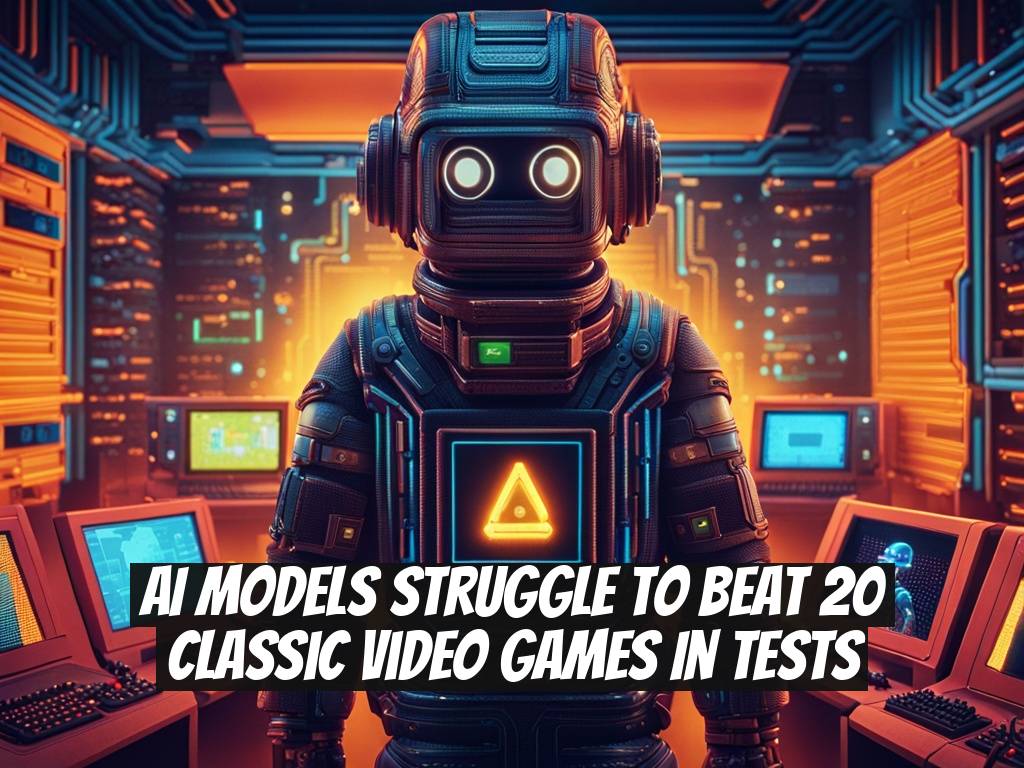 AI Models Struggle to Beat 20 Classic Video Games in Tests