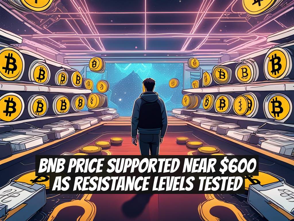 BNB Price Supported Near $600 as Resistance Levels Tested