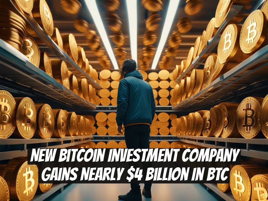New Bitcoin Investment Company Gains Nearly $4 Billion in BTC